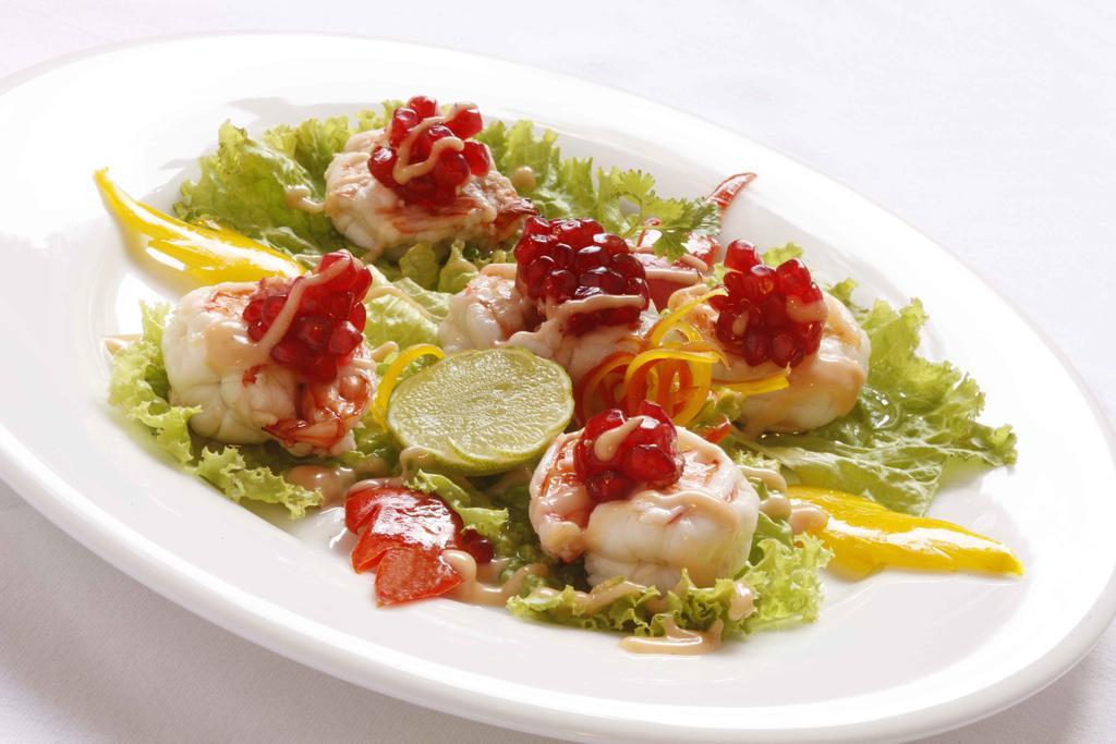 Heritage Madurai Eksteriør billede A salad of scallops